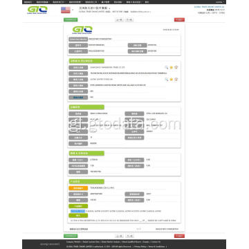 Datos de importación de Guitar USA